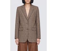 A.p.c. A. P.C. Single-Breasted Tartan Virgin Wool Blazer with Notch Lapels - Size: 34 - female