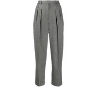 A.P.C. Cheryl houndstooth-print trousers - Black 40