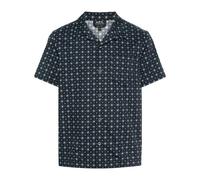 A.P.C. Lloyd geometric-print cotton shirt - Blue XL