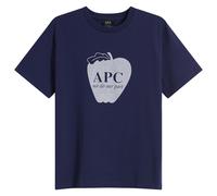 A.P.C. Men's Apple T-Shirt Indigo