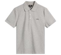 A.P.C. Men's Carter Logo Polo Heather Grey