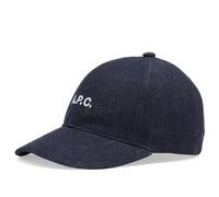A.P.C. Men's Charlie Logo Cap Indigo 56
