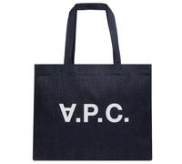 A.P.C. Men's Daniela Denim Shopping Tote Indigo One Size