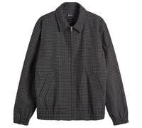 A.P.C. Men's Gilbert Houndstooth Check Wool Jacket Anthracite