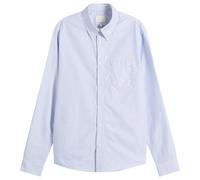 A.P.C. Men's Greg Button Down Stripe Shirt Blue
