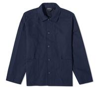 A.P.C. Men's Kerlouan Twill Chore Jacket Dark Navy