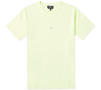 A.P.C. Men's Kyle Fluo Logo T-Shirt Neon Yellow