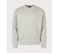 A.P.C. Mens Loose Fit Fernando GOTS Sweatshirt - Colour: KAE Grey Green - Size: Large