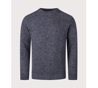 A.P.C. Mens Lucas Jumper - Colour: PIC Heathered Steel Blue - Size: Medium