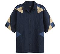 A.P.C. Men's Patchwork Shirt Jacket Indigo