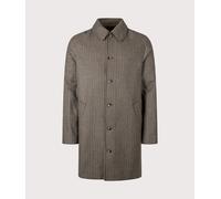 A.P.C. Mens Pied de Poule Coat - Colour: CAA Brown - Size: Large