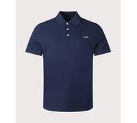 A.P.C. Men's Carter Logo Polo Dark Navy
