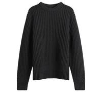 A.P.C. Men's Ron Chunky Rib Jumper Heathered Anthracite Small