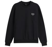A.P.C. Men's Rue Madame Logo Crew Sweat Black/White Medium