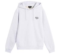 A.P.C. Men's Rue Madame Logo Hoodie Heather Grey/Black Large