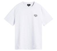 A.P.C. Men's Rue Madame Logo T-Shirt Heather Grey/Black Large