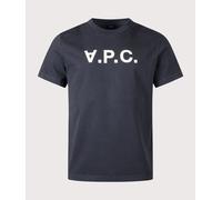 A.P.C. Mens Standard Grand VPC T-Shirt - Colour: TZD Black/Off White - Size: Large Large
