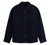 A.P.C. Men's Surchiemise Basile Logo Corduroy Shirt Dark Navy XL