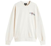 A.P.C. Men's Tyler Floral Logo Crew Sweatshirt Ecru