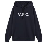 A.P.C. Men's VPC Logo Hoodie Dark Navy/Ecru