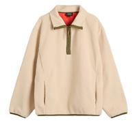 A.P.C. Men's Willy Sherpa Fleece Half Zip Off White