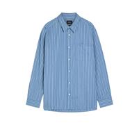 A.P.C. Striped Cotton-poplin Shirt - Light Blue - L