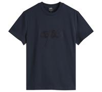 A.P.C. Women's Lenny Logo T-Shirt Dark Navy