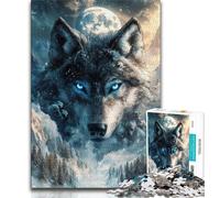 A Pack of Wolves 1000 Piece Jigsaw Puzzle for Adults And Teenagers,Educational Games Home Decoration Deal As Gifts for The Whole Family (75x50cm)
