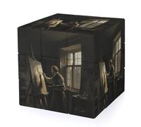 A Painter in A Studio Magic Cube,The Original 3x3 Cube,Speed Cube Problem-Solving Brain Teaser,Easy Turning Sensory Puzzle Toy,Sensory Stress Relief Form Fidget Toys