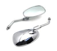 A Pair 10mm Motorcycle Rearview Mirrors For Shadow 1100 750 For VTX 1300 1800