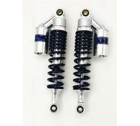 A Pair 360MM 8mm Spring Motorcyc Shock Absorbers For CB1300 2003-2013 CB1000 Big One 1993-1997 XL175 1973-1978 Replacement(Silver black)