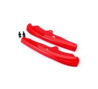 A Pair Car Front Bumper Lip Splitter Protector Spoiler Diffuser Fit For Dodge For Challenger R/T Srt For Gt 2015-2020 Body Splitter Kit(Red)