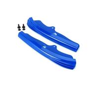 A Pair Car Front Bumper Lip Splitter Protector Spoiler Diffuser Fit For Dodge For Challenger R/T Srt For Gt 2015-2020 Body Splitter Kit(Blue)