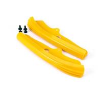 A Pair Car Front Bumper Lip Splitter Protector Spoiler Diffuser Fit For Dodge For Challenger R/T Srt For Gt 2015-2020 Body Splitter Kit(Yellow)