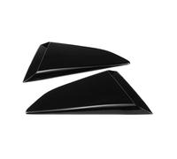 A Pair Car Rear Side Window 1/4 Quarter Louver Scoops Deflector Cover Vents Trim Compatible For Chevy Compatible For Camaro ZL1 2016 2017 2018 2019(Glossy Black)