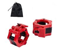 A Pair of 50mm 2 inch Olympic Bar Collars，Barbell Collars，Quick Release Pair of Locking 2" Olympic Bar，Weightlifting Collars,Locking Standard Bar Weight Plates Collar Clips