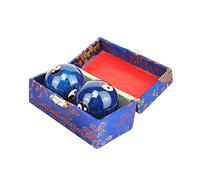 A Pair of Chinese for Health Massages Exercise Balls Stress Relief Toy for Health Stress Exercises Balls Craft Collection