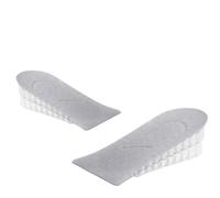 A Pair of Height-Increasing Insoles Women Men Half Insole 3-Layer Air-Cushioned Height-Increasing Insoles 2cm/3.5cm/5cm(Grey,3.5cm)