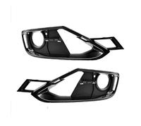 A Pair Of Lamp Covers Car Front Bumper Fog Light Lampshade Compatible for BMW 3 Series F30 F31 2012-2015, W/TRIM LINES, W/SPORT LINE Car Exterior Accessories(No Silver Trim)