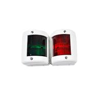 A Pair Of Red And Green LED Marine Signal Lights With White Edge And Marine Hardware Accessories,Corrosion-Resistant
