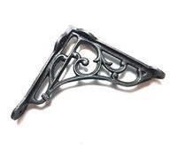 A PAIR OF SMALL CLASSIC VICTORIAN SCROLL SHELF BRACKETS 5 INCH BRACKET CAST IRON