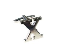 A Pair of Small/Medium Sized Personalised Alphabet Initial Letter Cufflinks Mix And Match Cufflink Perfect For Dad Groom Children Adults LETTERS SOLD AS A PAIR