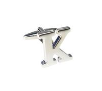 A Pair of Small/Medium Sized Personalised Alphabet Initial Letter Cufflinks Mix And Match Cufflink Perfect For Dad Groom Children Adults LETTERS SOLD AS A PAIR