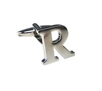 A Pair of Small/Medium Sized Personalised Alphabet Initial Letter Cufflinks Mix And Match Cufflink Perfect For Dad Groom Children Adults LETTERS SOLD AS A PAIR