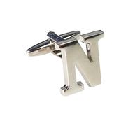 A Pair of Small/Medium Sized Personalised Alphabet Initial Letter Cufflinks Mix And Match Cufflink Perfect For Dad Groom Children Adults LETTERS SOLD AS A PAIR