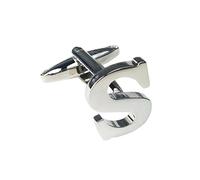 A Pair of Small/Medium Sized Personalised Alphabet Initial Letter Cufflinks Mix And Match Cufflink Perfect For Dad Groom Children Adults LETTERS SOLD AS A PAIR