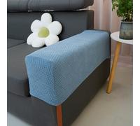 A pair of sofa armrest protectors on both sides, soft non-slip elastic furniture protectors(03)