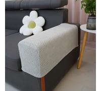 A pair of sofa armrest protectors on both sides, soft non-slip elastic furniture protectors(06)