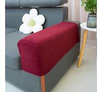 A pair of sofa armrest protectors on both sides, soft non-slip elastic furniture protectors(07)