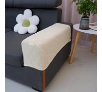 A pair of sofa armrest protectors on both sides, soft non-slip elastic furniture protectors(4#)